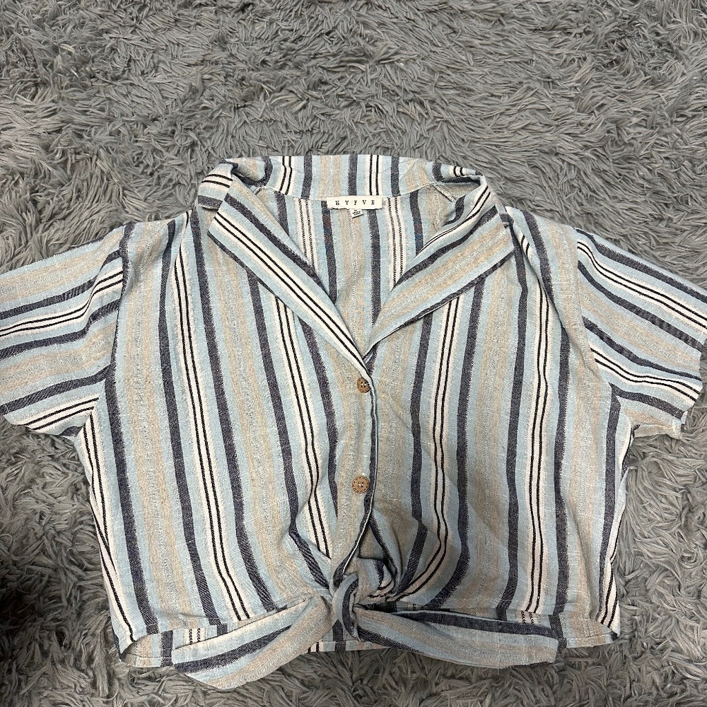 HYFVE Tie button up flannel